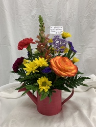 Assorted Color Watering Can from Brownfield Floral in Brownfield, TX