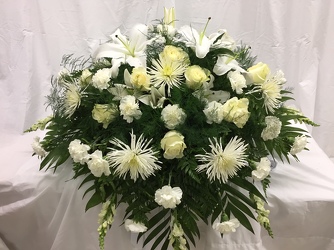 Sweet Compassion Casket Spray from Brownfield Floral in Brownfield, TX