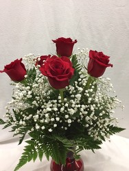 Half Dozen Red Roses