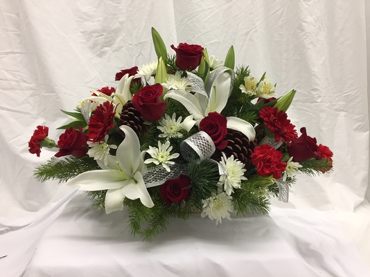 Christmas Wish Centerpiece from Brownfield Floral in Brownfield, TX