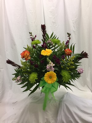  Fireside Sympathy Basket from Brownfield Floral in Brownfield, TX