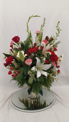 Crimson Christmas from Brownfield Floral in Brownfield, TX